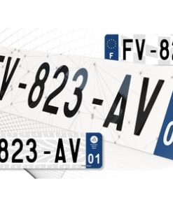 Plaque auto