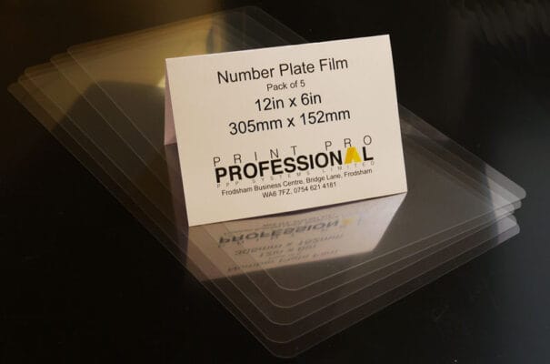 Film for Number Plate ABS