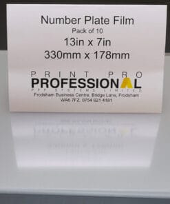 Film for Number Plate ABS