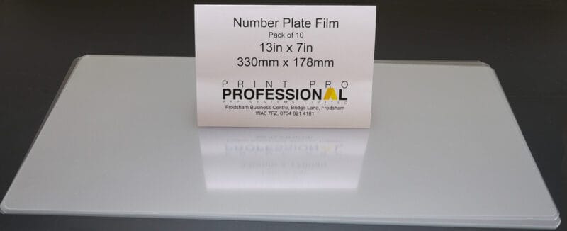 Film for Number Plate ABS